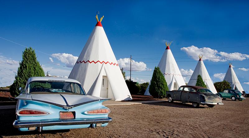 Carol M. Highsmith’s Arizona Photograph The Wigwam Motel on Route 66 in Holbrook, Arizona, where one can indeed “spend the night in a wigwam.” The…