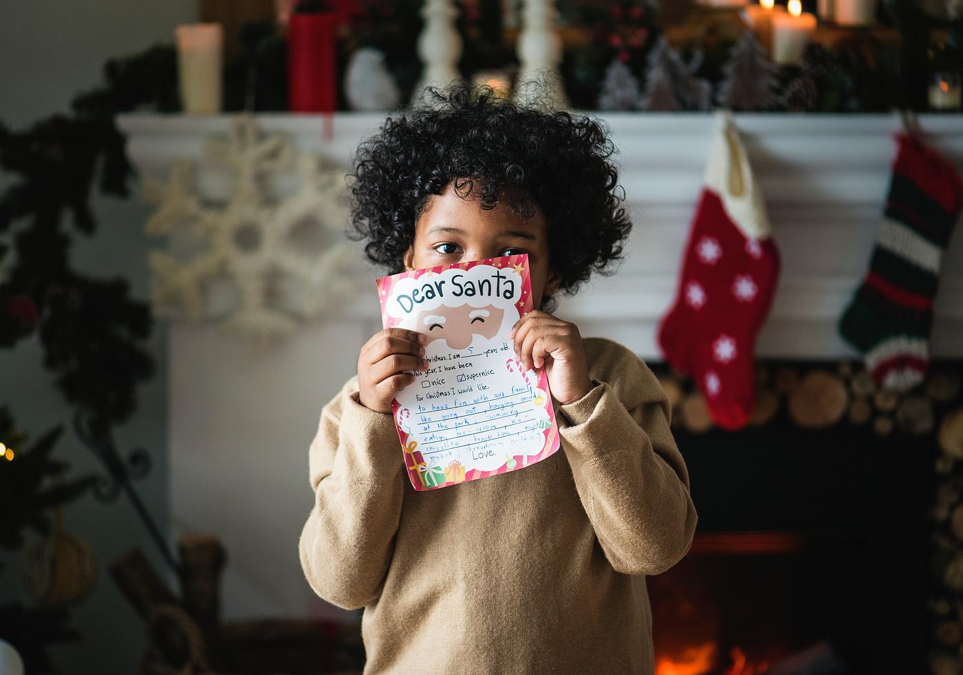 Santa claus and kid ID 243 eye 1