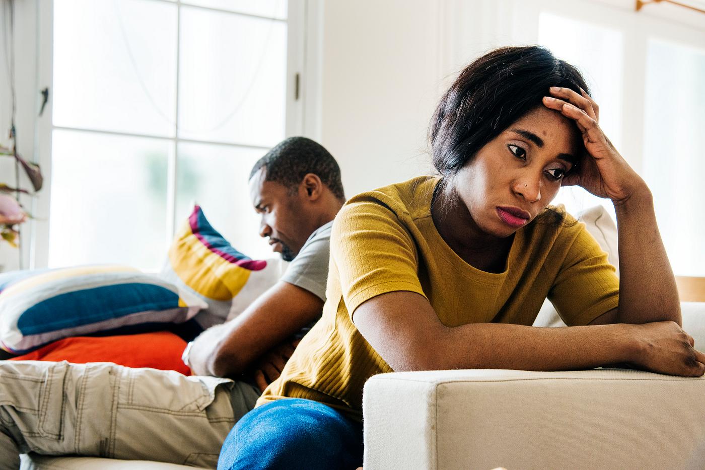 Image result for black couple angry"