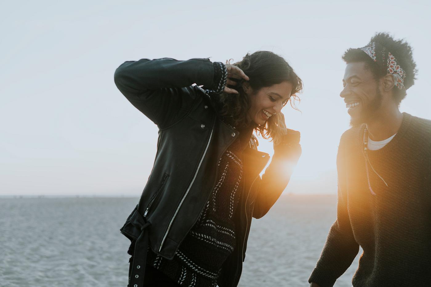 Happy couple dancing at the beach - active, african, african american, beach, black, bonding, casual, cheerful, color, cool... Happy couple dancing at the beach - active, african, african american, beach, black, bonding, casual, cheerful, color, cool...