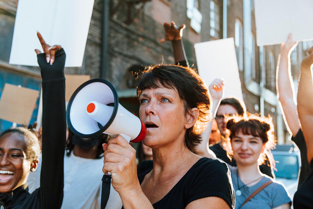 Download Protesters Placards And Posters Royalty Free Stock Photo High Resolution Image