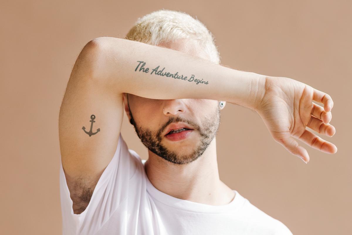 Download Tattoo On The Arm Mockup Royalty Free Stock Photo High Resolution Image
