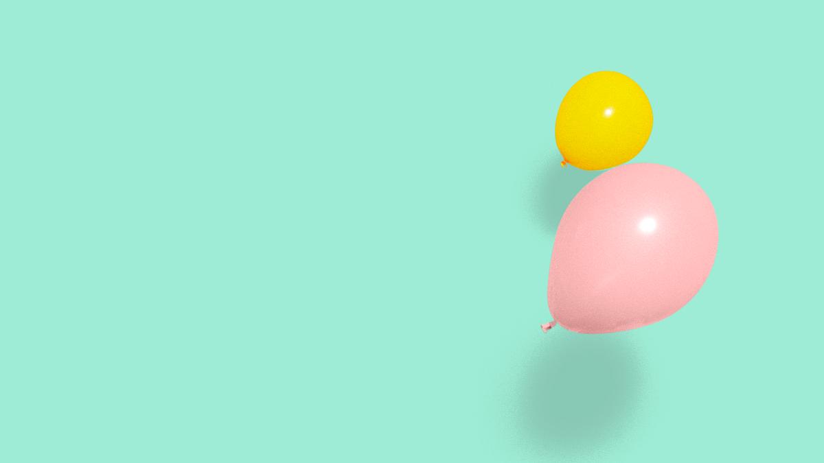 Download Balloons On A Green Background Template Royalty Free Stock Photo High Resolution Image