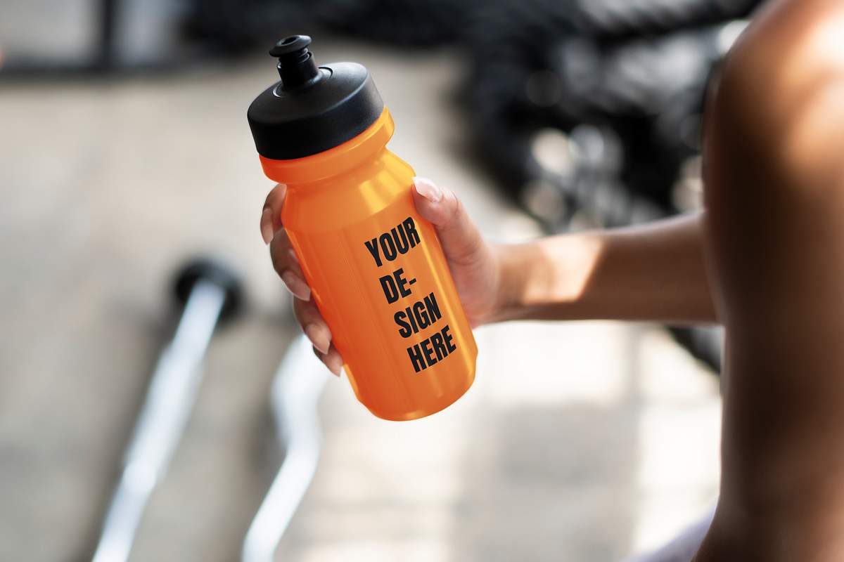Download Sports Bottle Label Mockup Royalty Free Stock Photo High Resolution Image