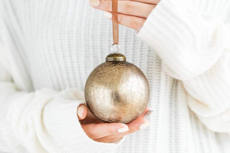 Download Christmas tree ornament mockup