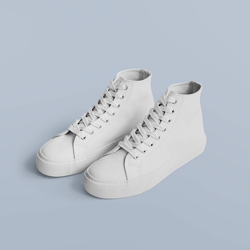 Download Download High-Top Canvas Sneaker Mockup Side View Pictures ...