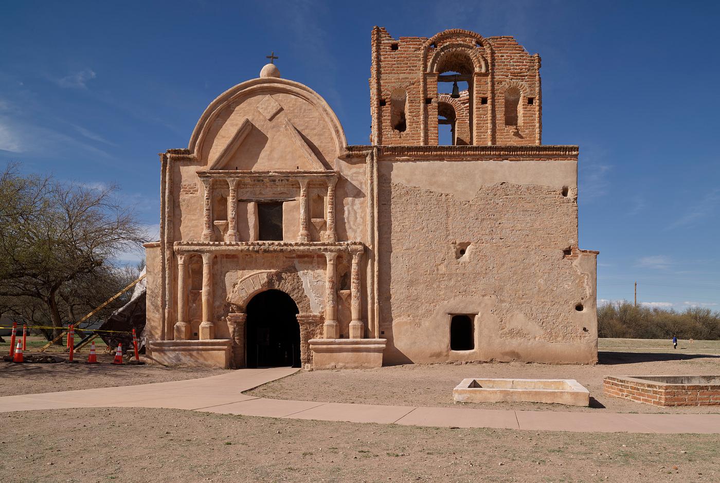 The incomplete frontier mission in the tiny settlement of Tumacacori, south of Tucson, Arizona, where native Indian and... The incomplete frontier mission in the tiny settlement of Tumacacori, south of Tucson, Arizona, where native Indian and...