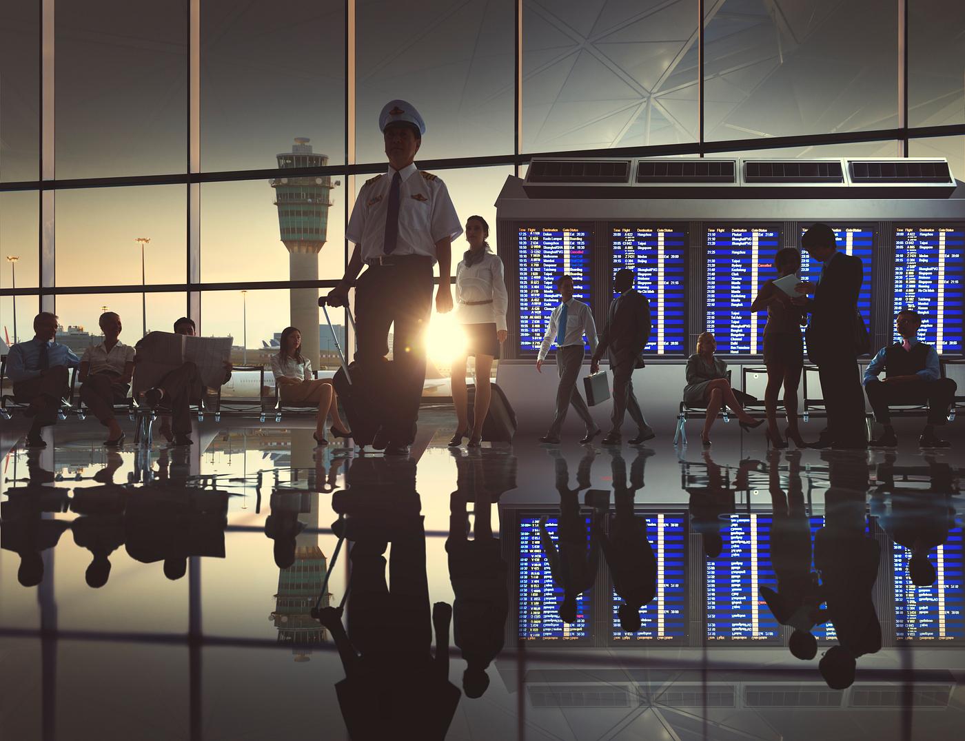 Corporate business travel - airport, airline, business people, business travel, businessmen, corporate, flight, gate,... Corporate business travel - airport, airline, business people, business travel, businessmen, corporate, flight, gate,...
