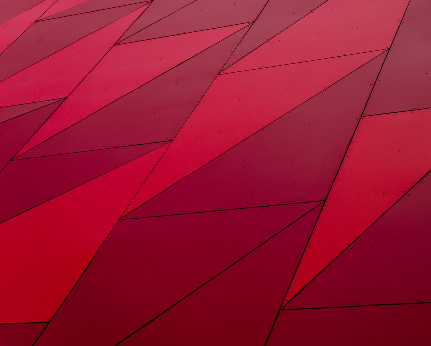 Red artistic wall surface of Canadian Centre for Product Validation, London, Canada Red artistic wall surface of Canadian Centre for Product Validation, London, Canada