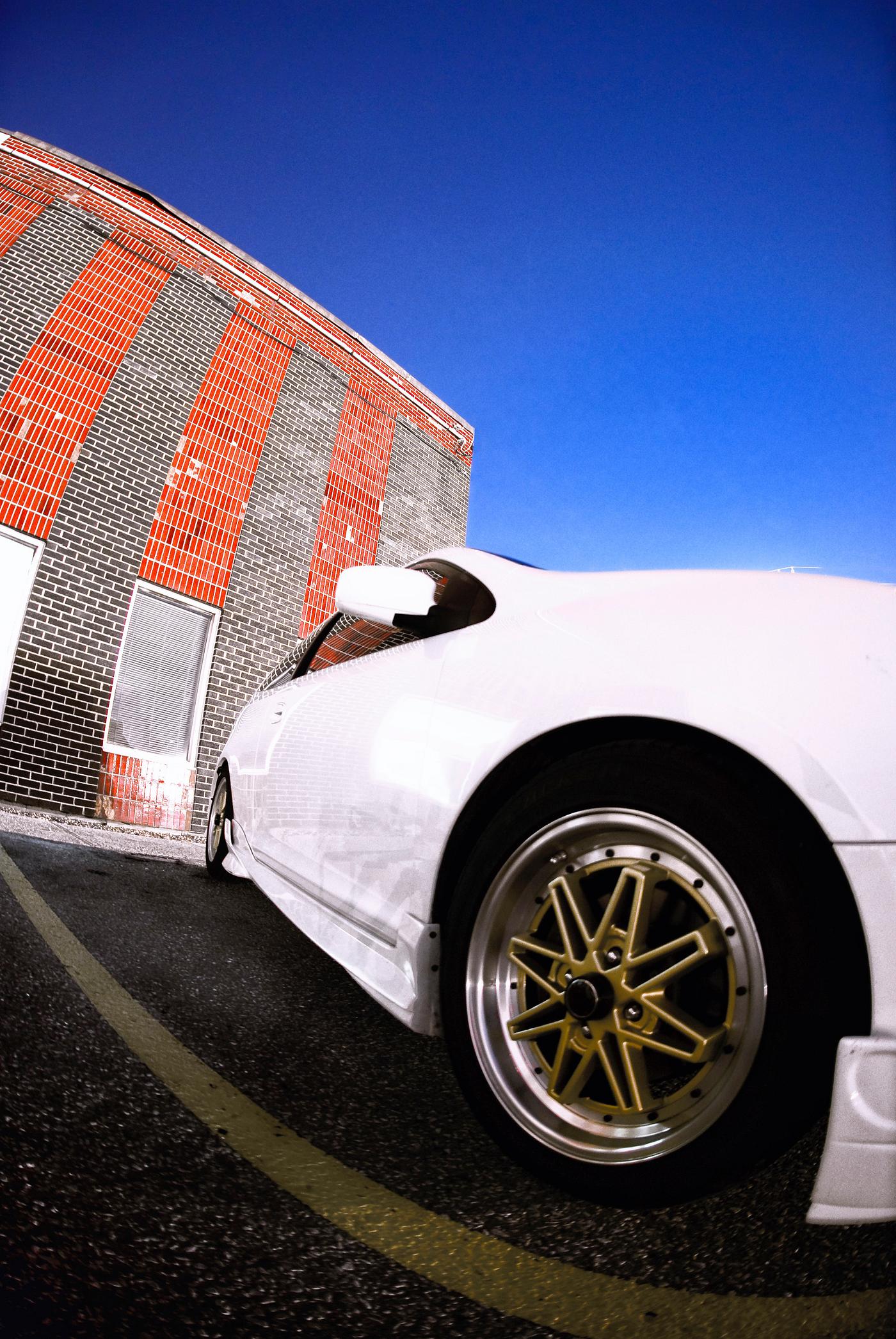 Back of a luxury car Back of a luxury car