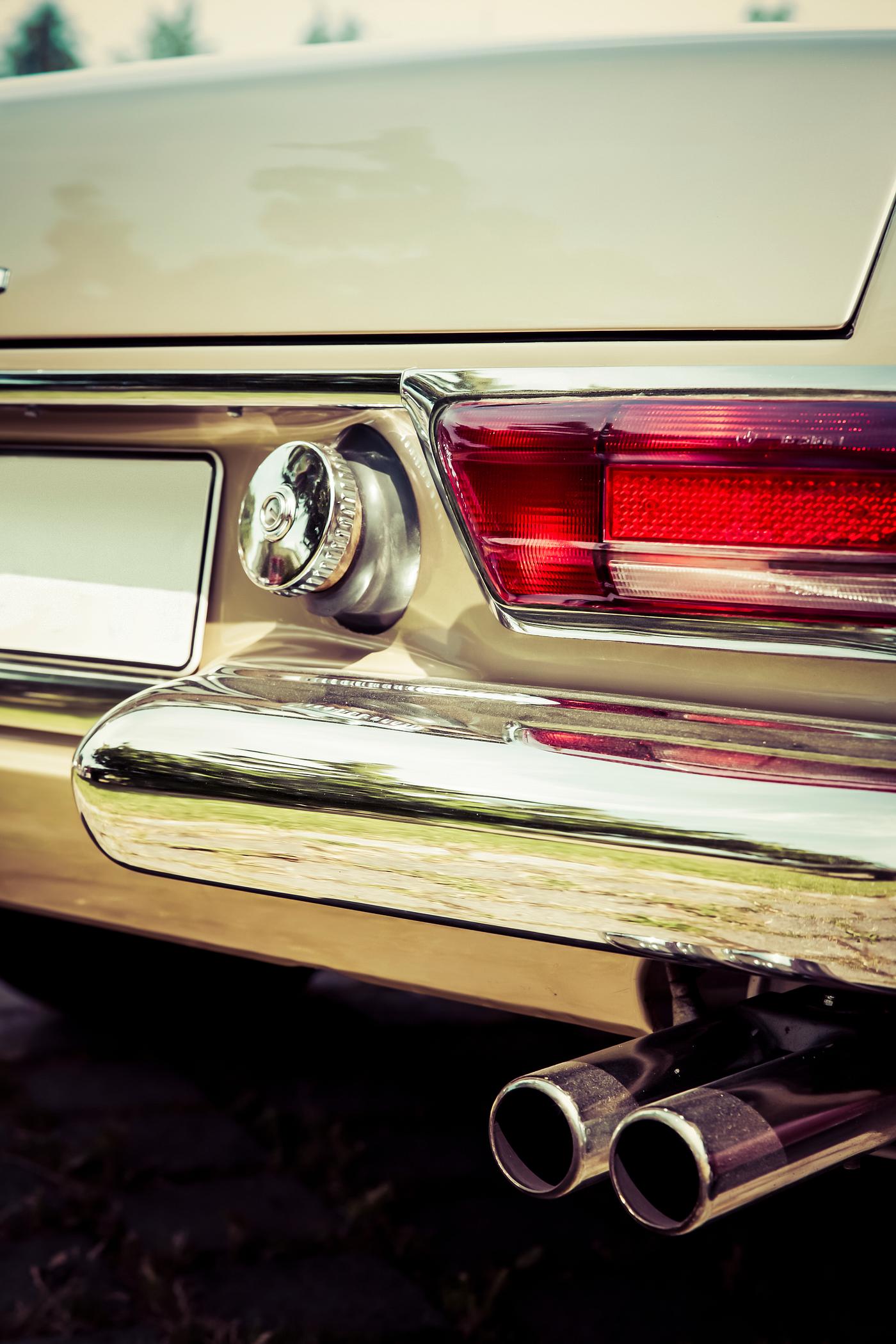 Close up of a vintage car Close up of a vintage car