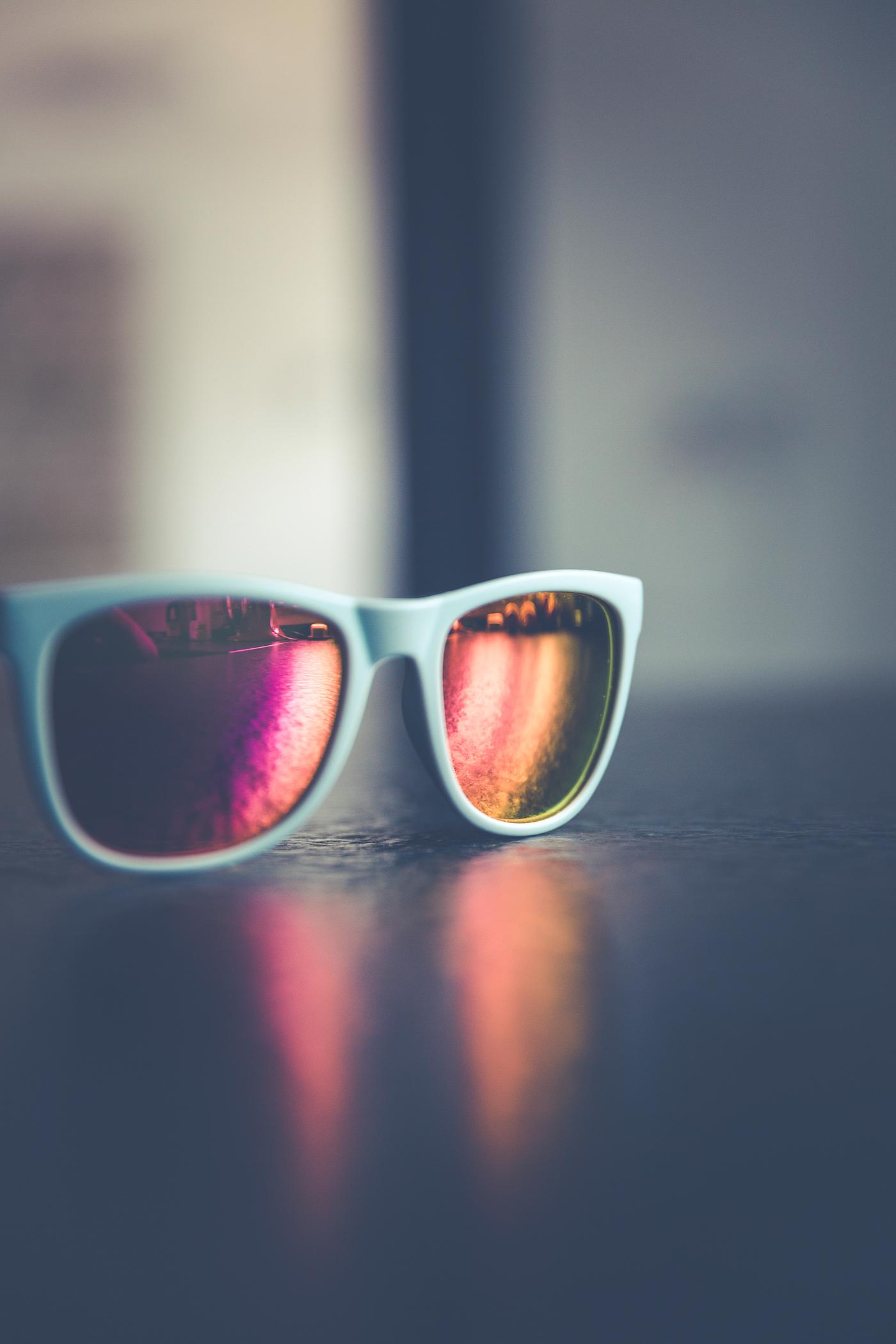 Sunglasses on a table Sunglasses on a table