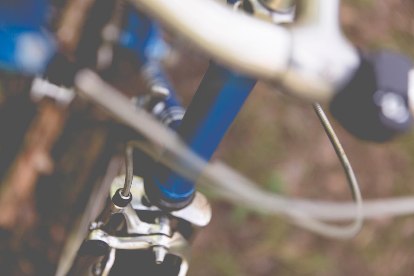 Close up of bike brakes Close up of bike brakes
