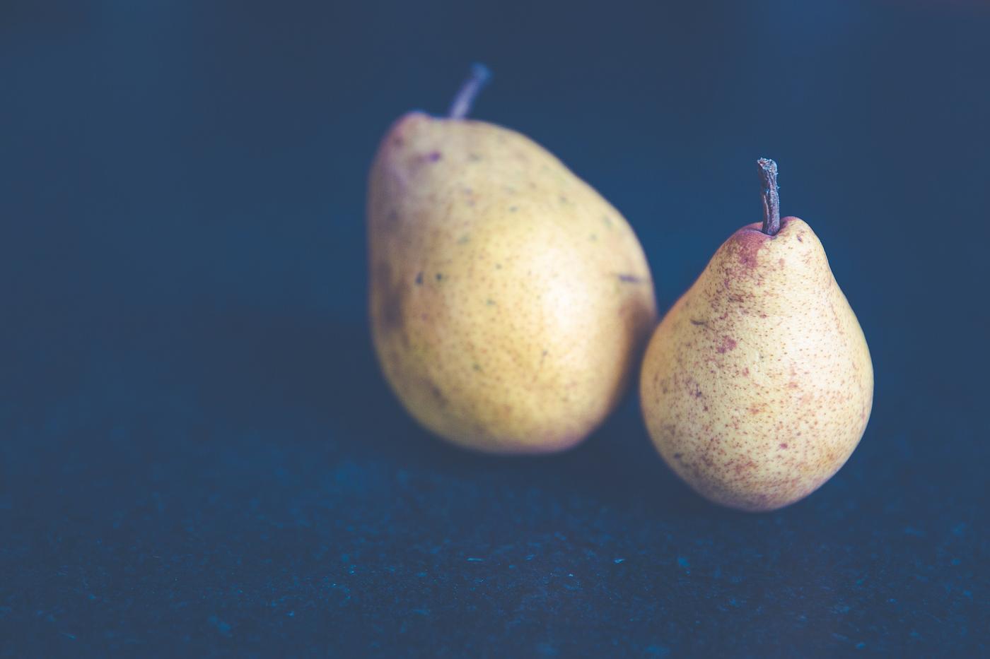 Pears on dark background Pears on dark background