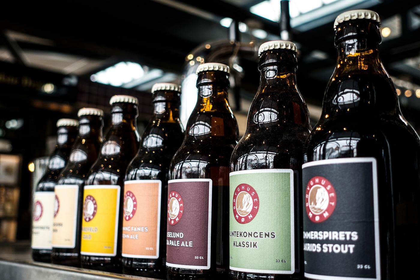 Small brewery beer bottles Small brewery beer bottles