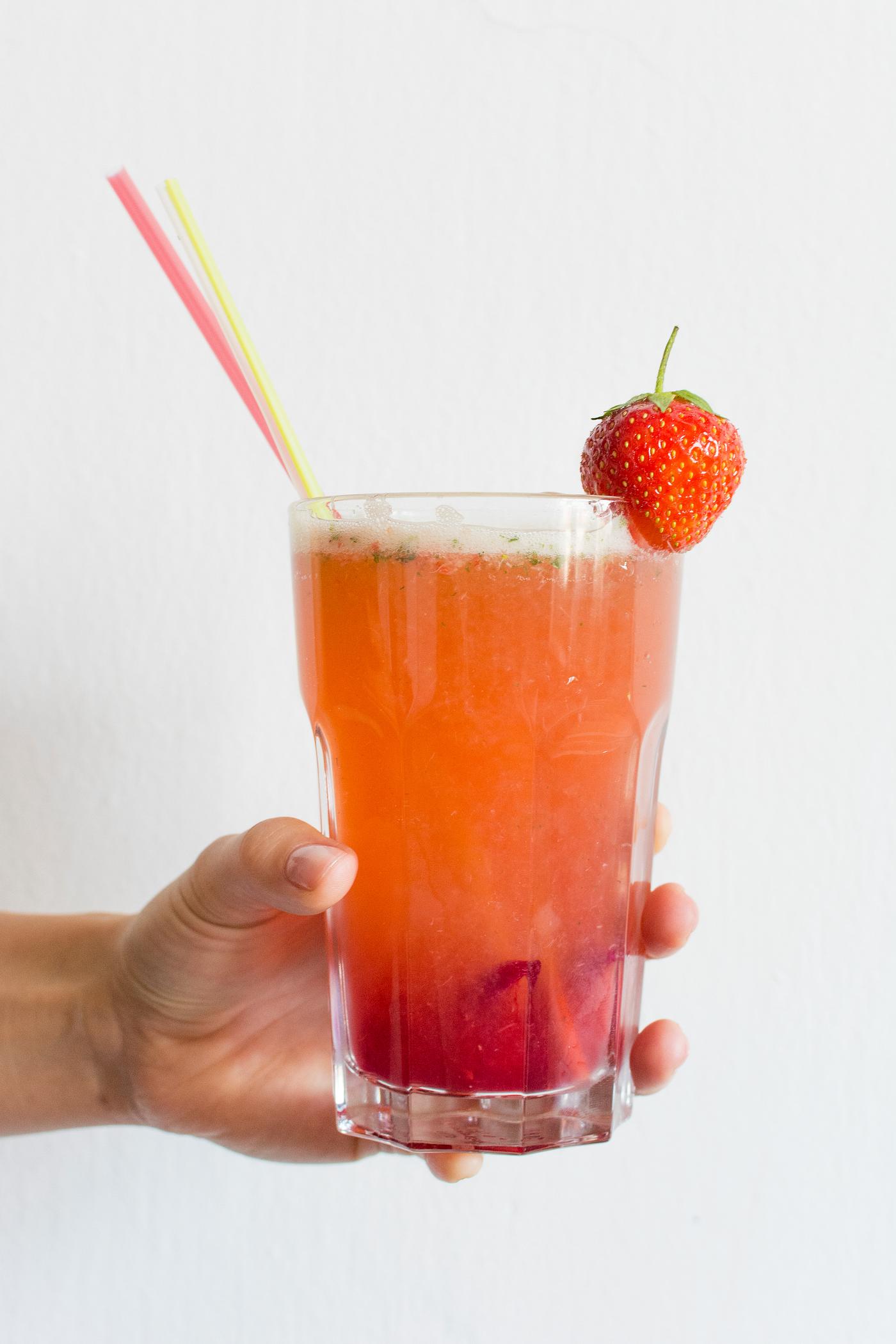 Homemade strawberry lemonade Homemade strawberry lemonade