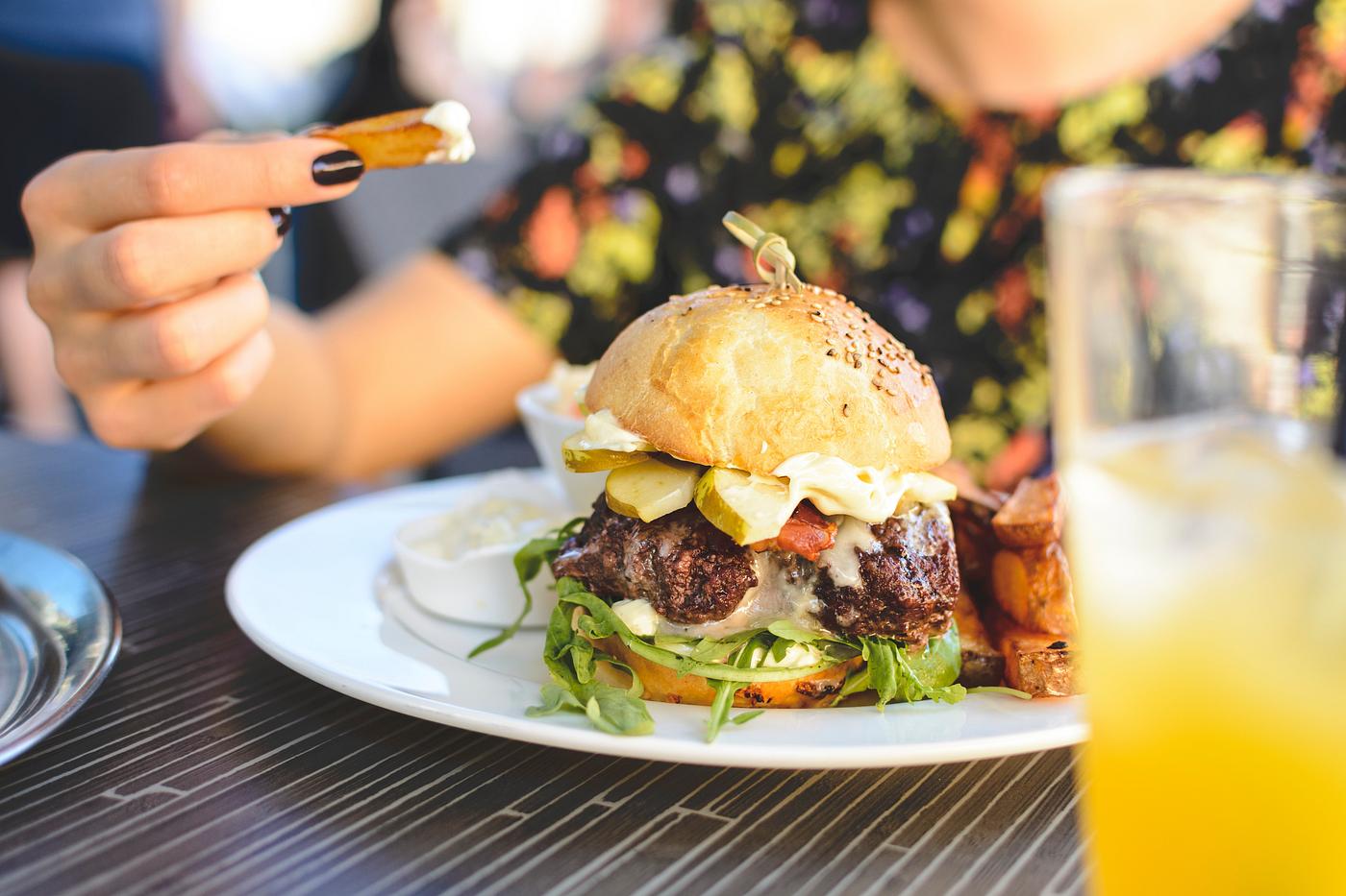 Juicy beef burger food photography Juicy beef burger food photography