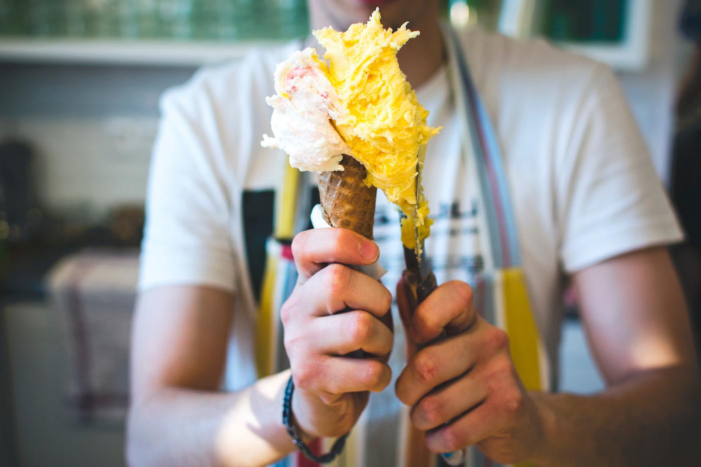 Fresh gelato Fresh gelato