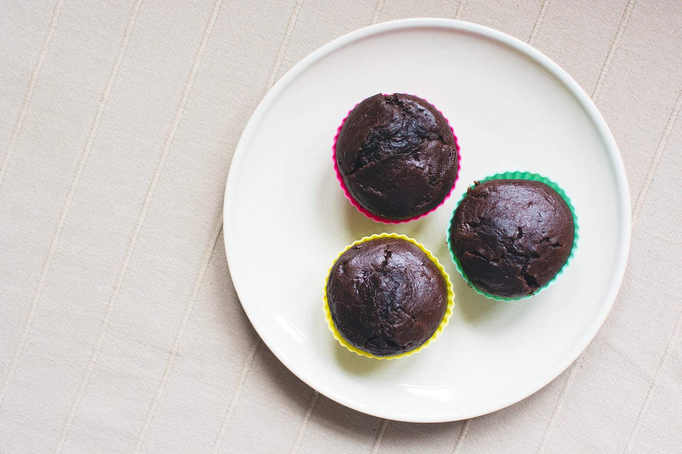 Dark chocolate muffins Dark chocolate muffins