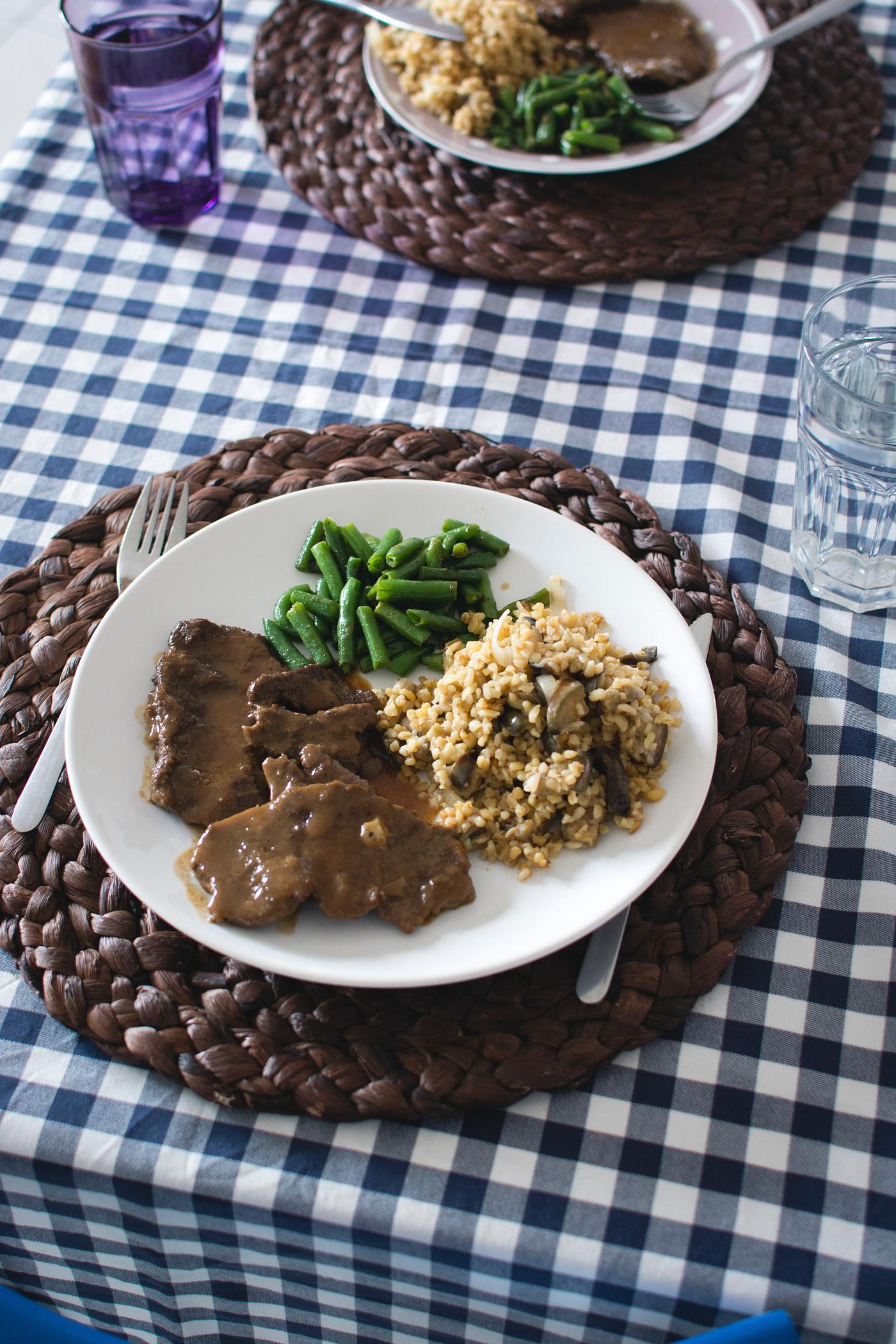 beef green beans risotto beef green beans risotto
