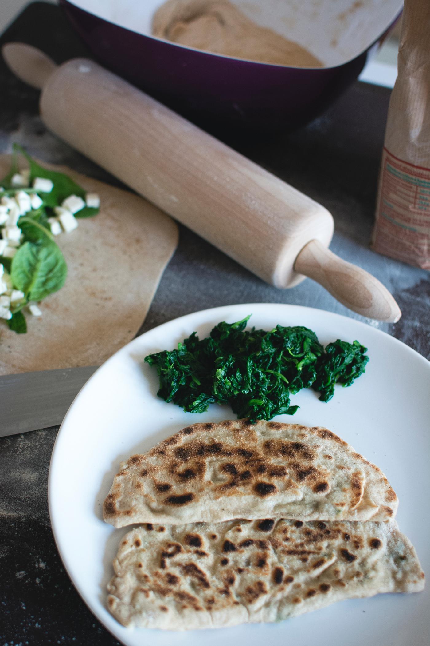 Homemade Turkish gozleme Homemade Turkish gozleme