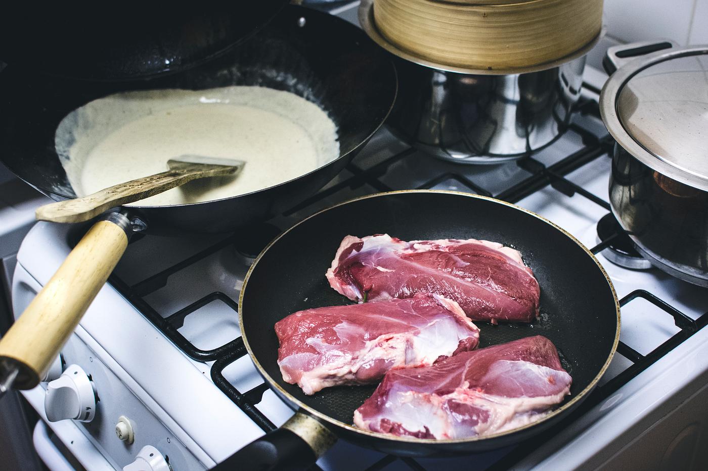 frying medium duck breast frying medium duck breast