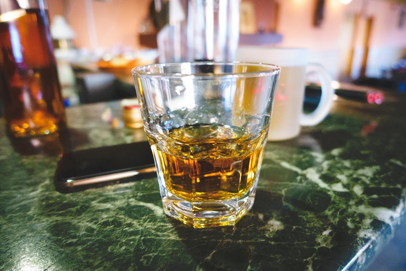 A shot of whiskey A shot of whiskey