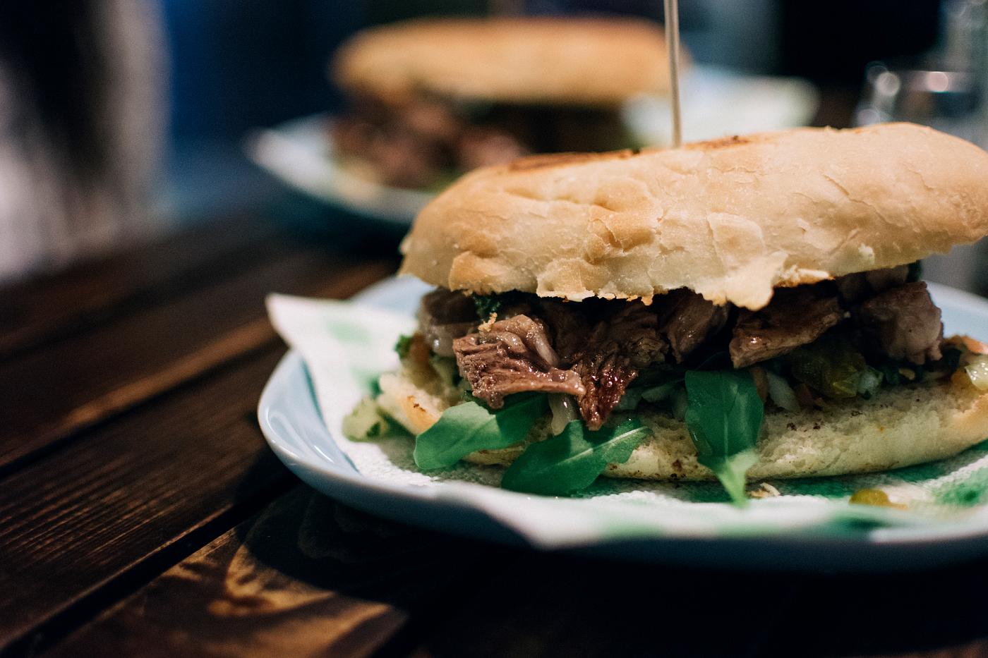 Argentinian steak sandwich food photography Argentinian steak sandwich food photography