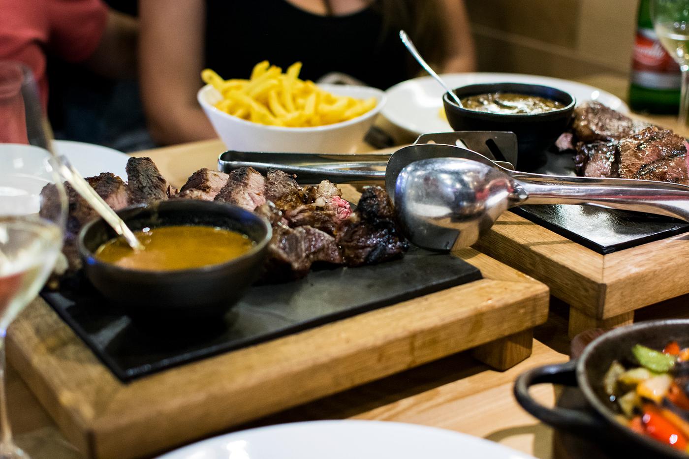 Juicy medium steak for lunch Juicy medium steak for lunch