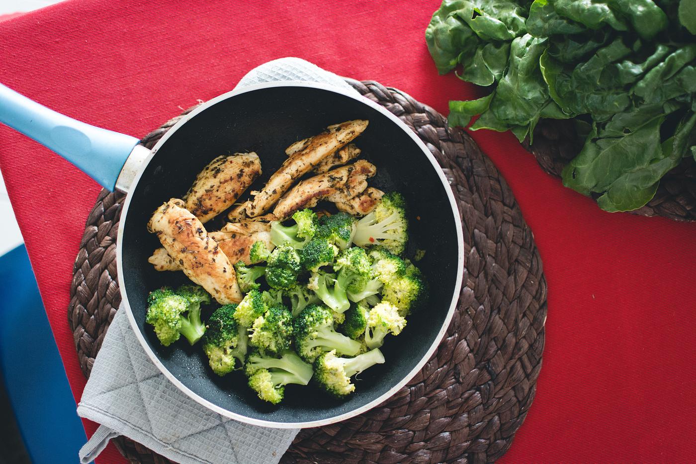 Chicken breast steak with broccoli Chicken breast steak with broccoli