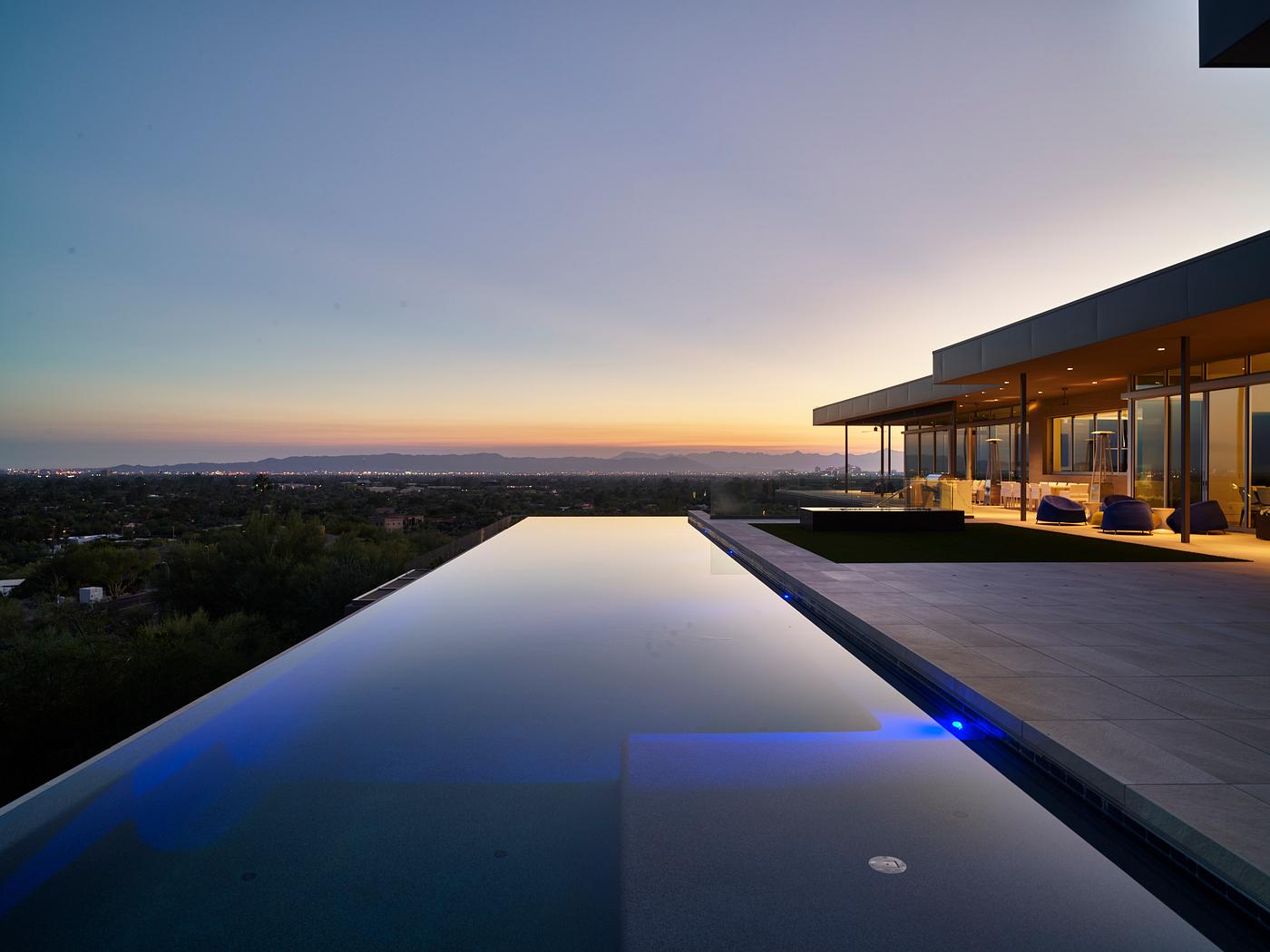 Carol M. Highsmith’s Arizona Photograph An elegant, modernist home’s view of the Phoenix Area’s “Valley of the Sun,” accented by an “...