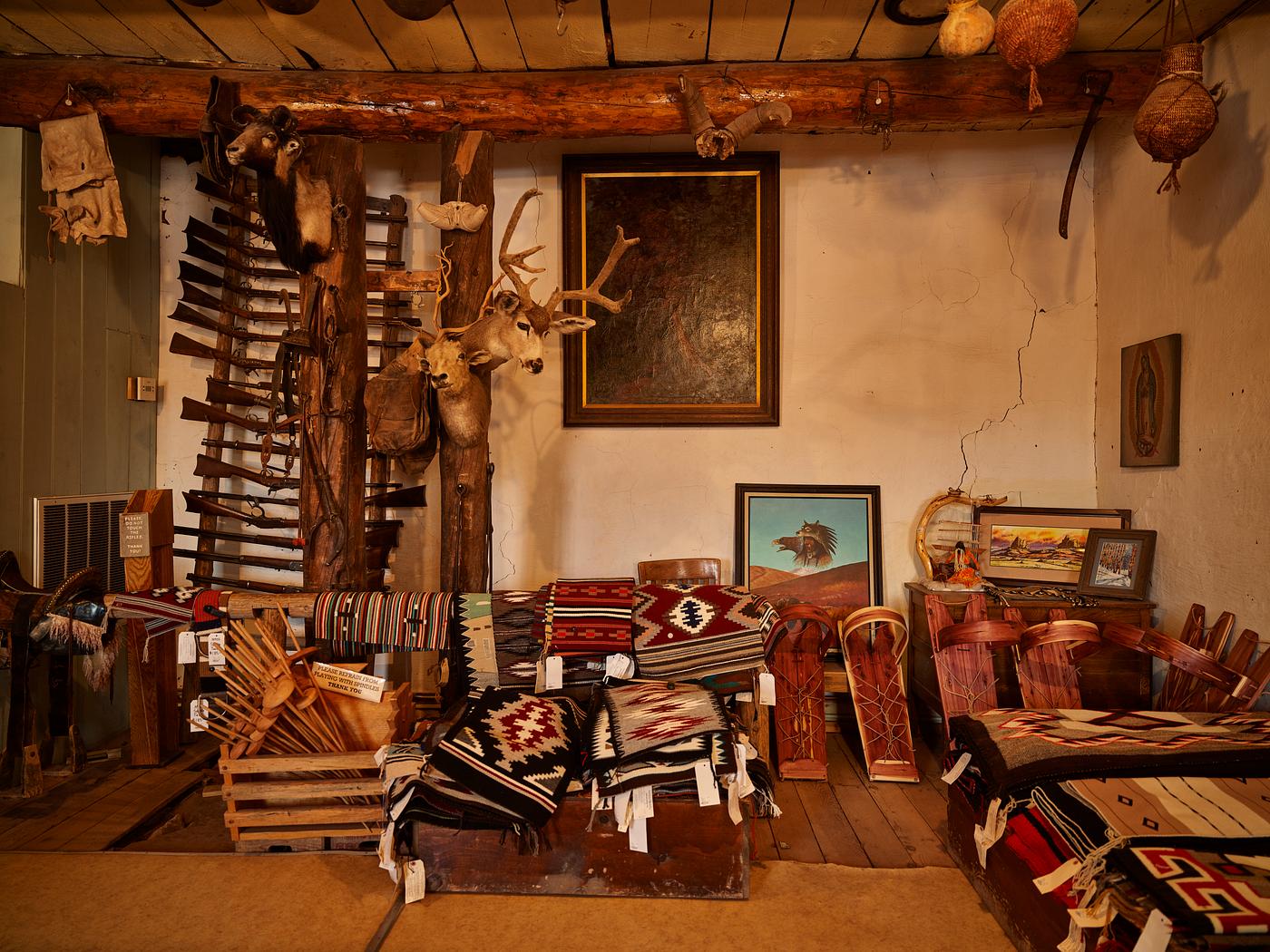 Carol M. Highsmith’s Arizona Photograph Interior view of the Hubbell Trading Post, a National Historic Site administered by the U.S. National Park Service near...