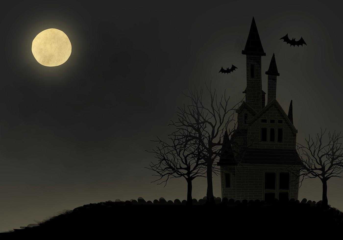 Illustration of Halloween themed background vector - autumn, bat, bats, carnival, castle, celebrate, celebration, creepy,... Illustration of Halloween themed background vector - autumn, bat, bats, carnival, castle, celebrate, celebration, creepy,...