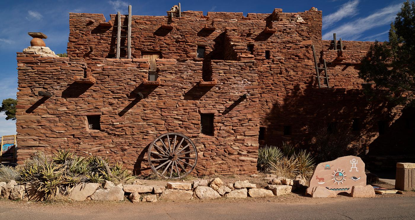 Carol M. Highsmith’s Arizona Photograph The 1905 Hopi House, built to resemble a Hopi Tribe pueblo, at Grand Canyon National Park, which protects a steep-sided and...
