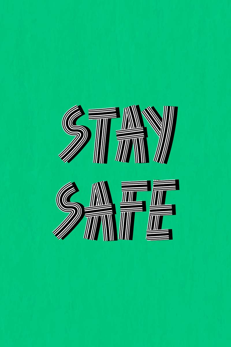 Download Free Royalty Image About Hand Drawn Stay Safe Psd Lettering Concentric Font Typography Retro
