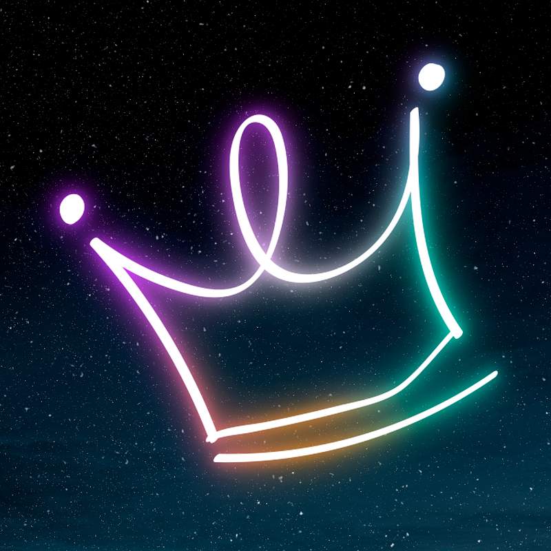 wallpapers Neon Dark Purple Aesthetic Crown free vectors pngs mockups