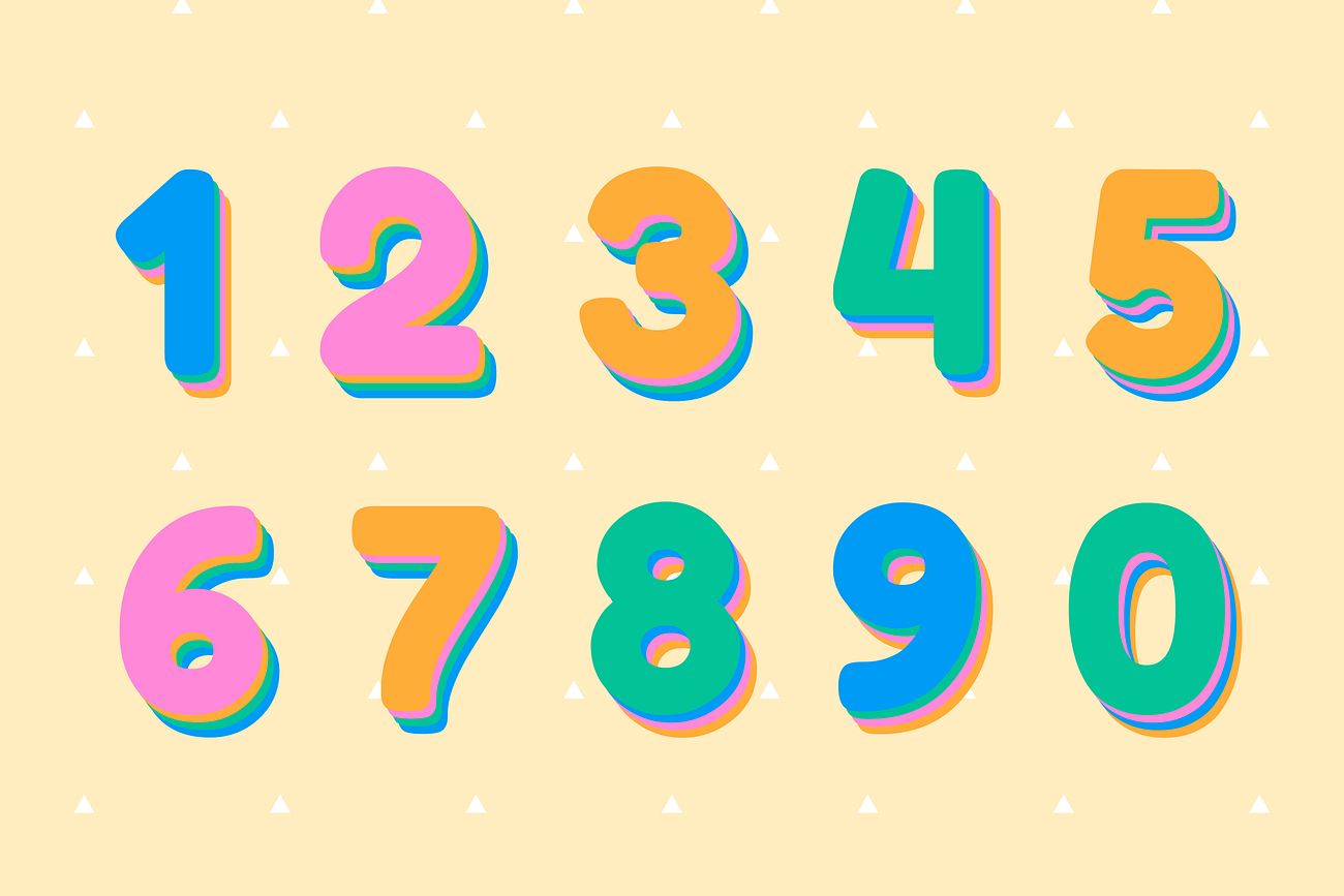 Number Images | Free Vectors, PNGs, Mockups & Backgrounds - rawpixel