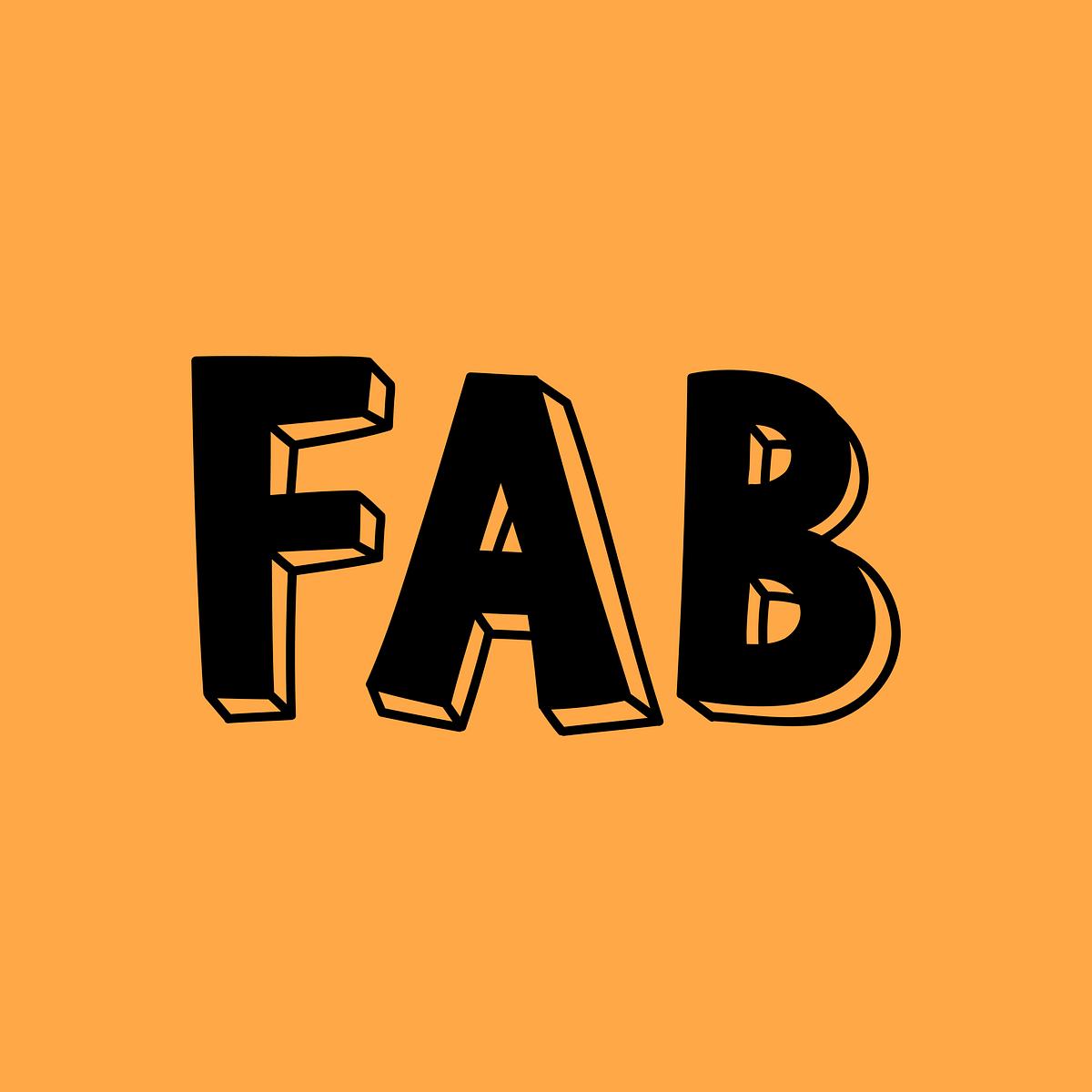 Download Free Fab Vector Word Art Typography Free Vector 2522370 Free SVG Cut Files.