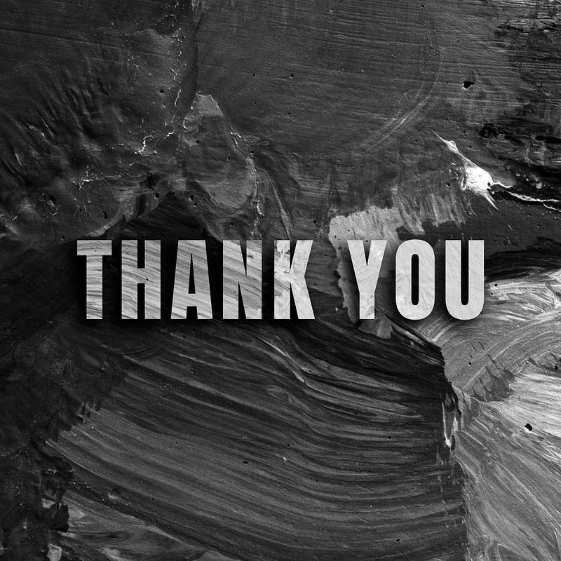Black Thankyou Images | Free Photos, PNG Stickers, Wallpapers