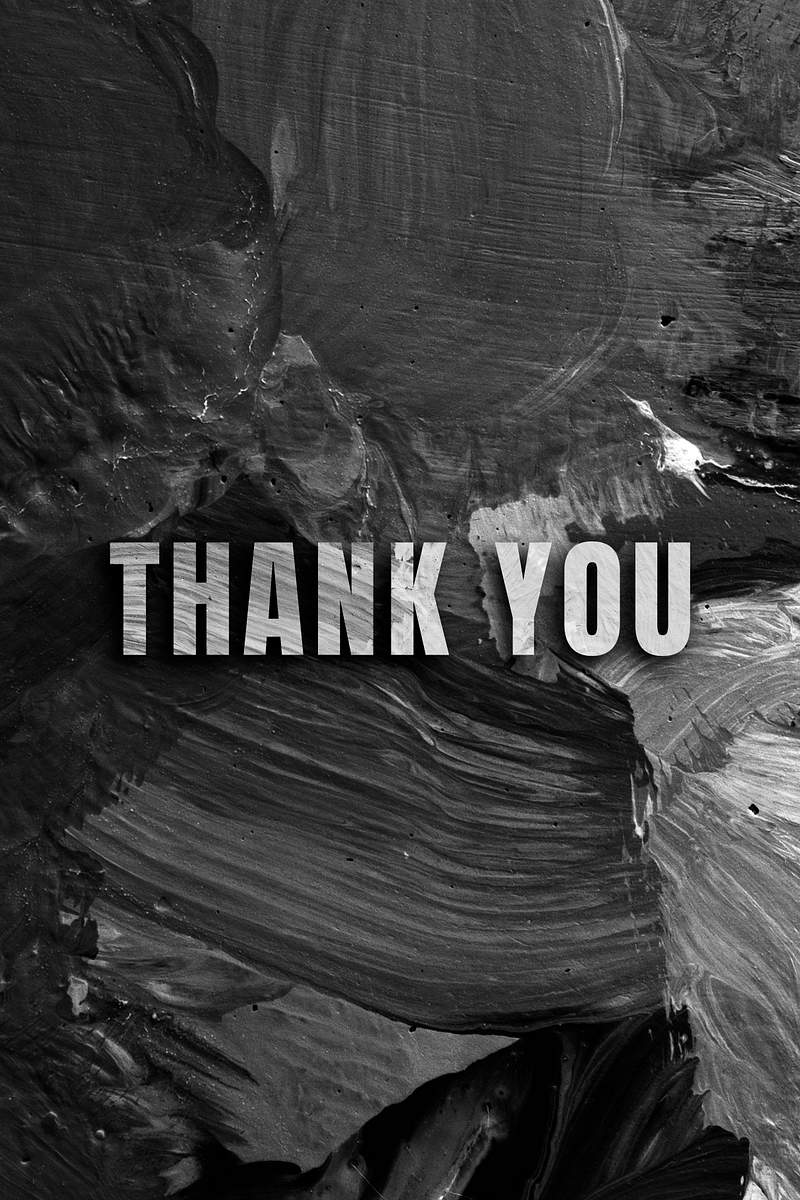 Black Thankyou Images | Free Photos, PNG Stickers, Wallpapers