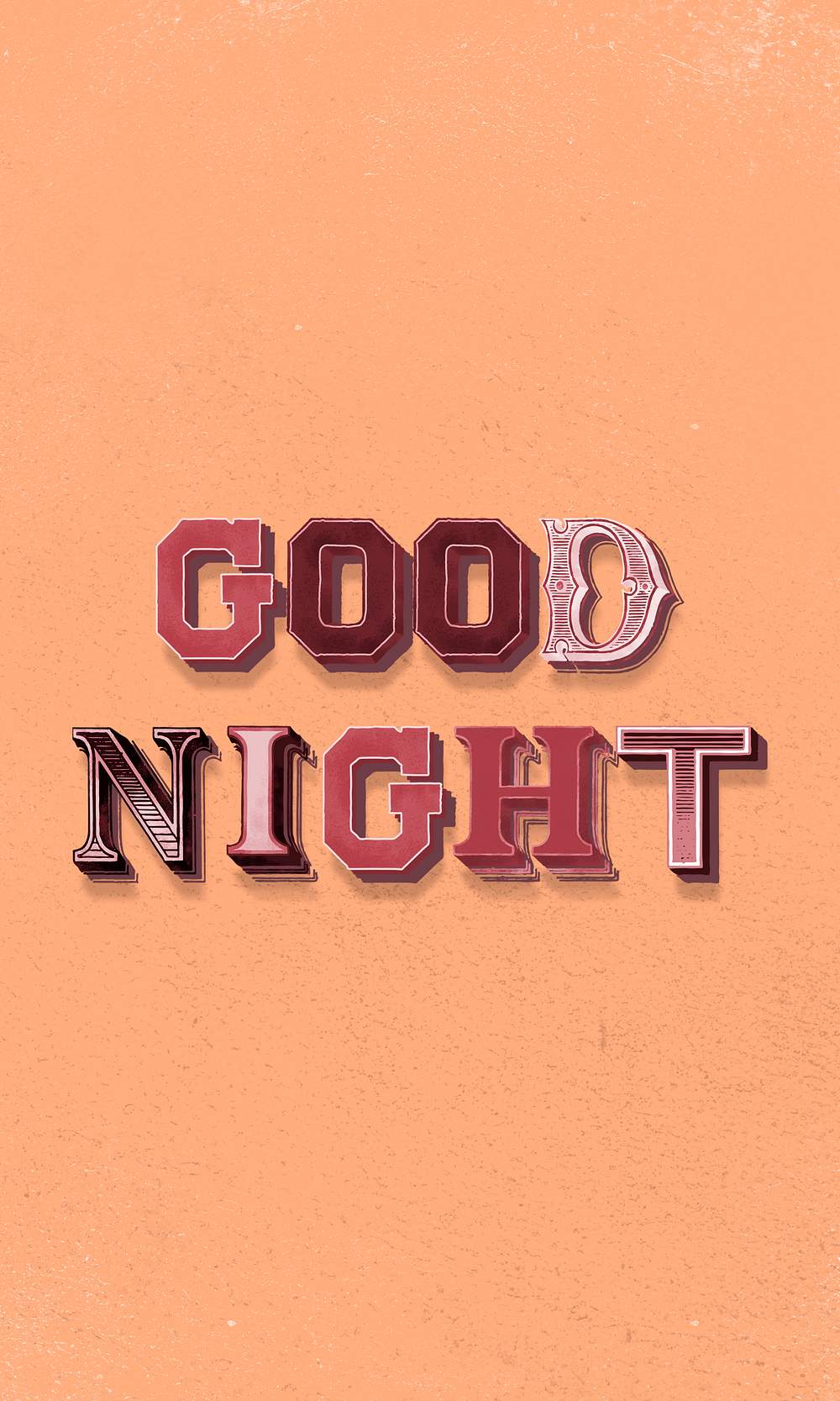 Good night phrase word design | Free Photo - rawpixel