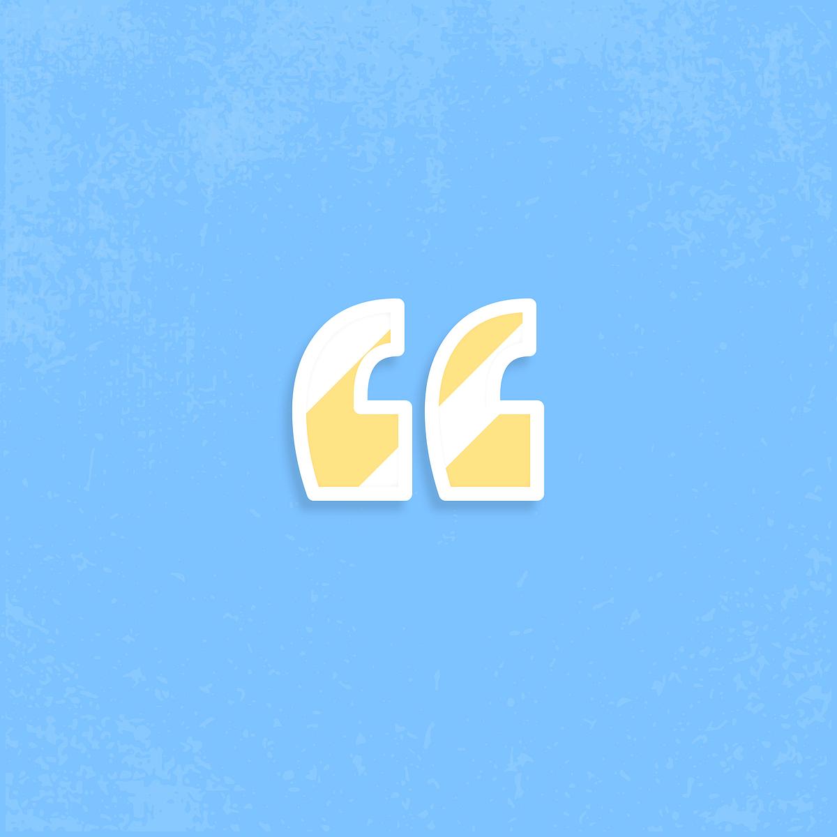 Quotation mark font vector stripe Free Vector rawpixel