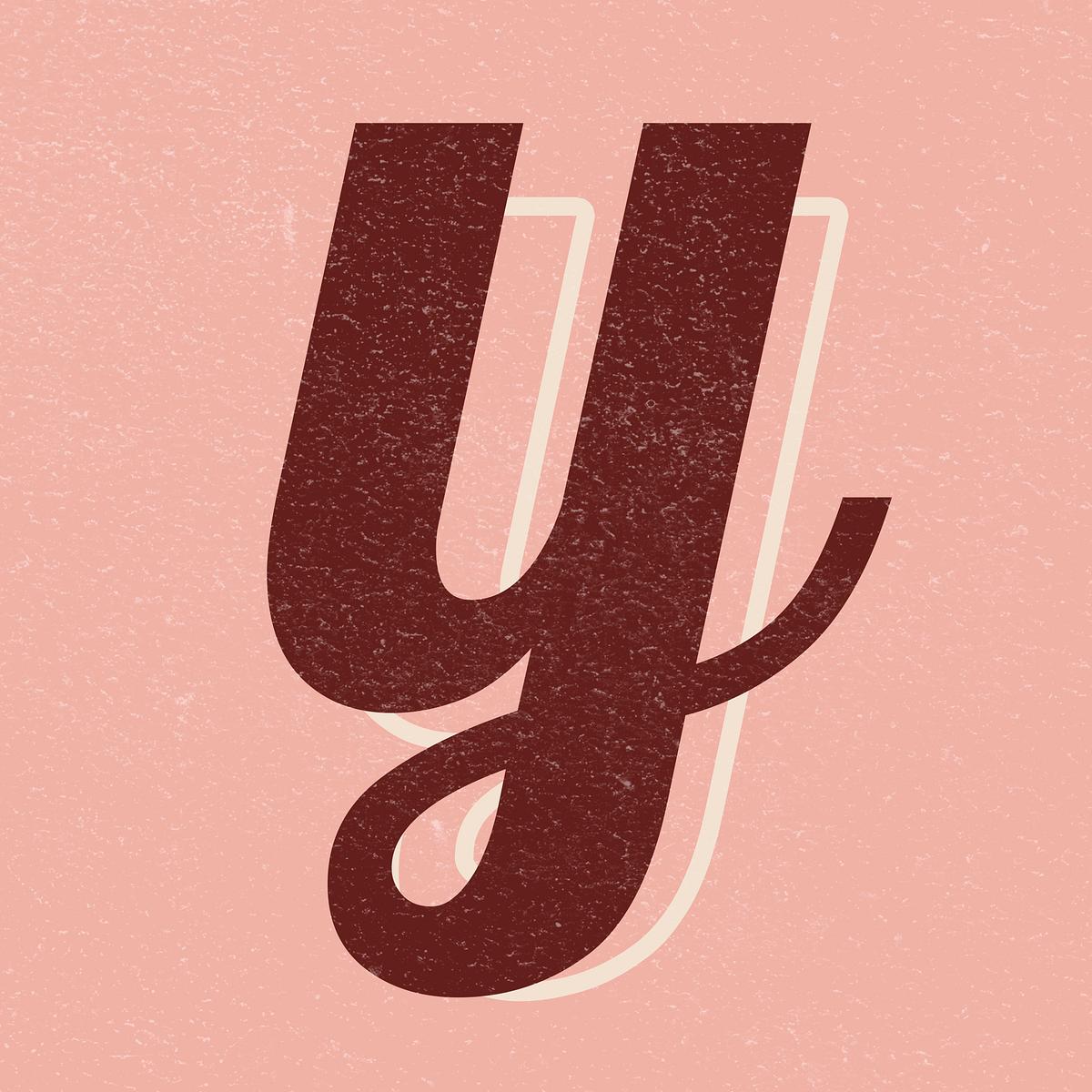 Letter Y font printable a to z Free PSD rawpixel