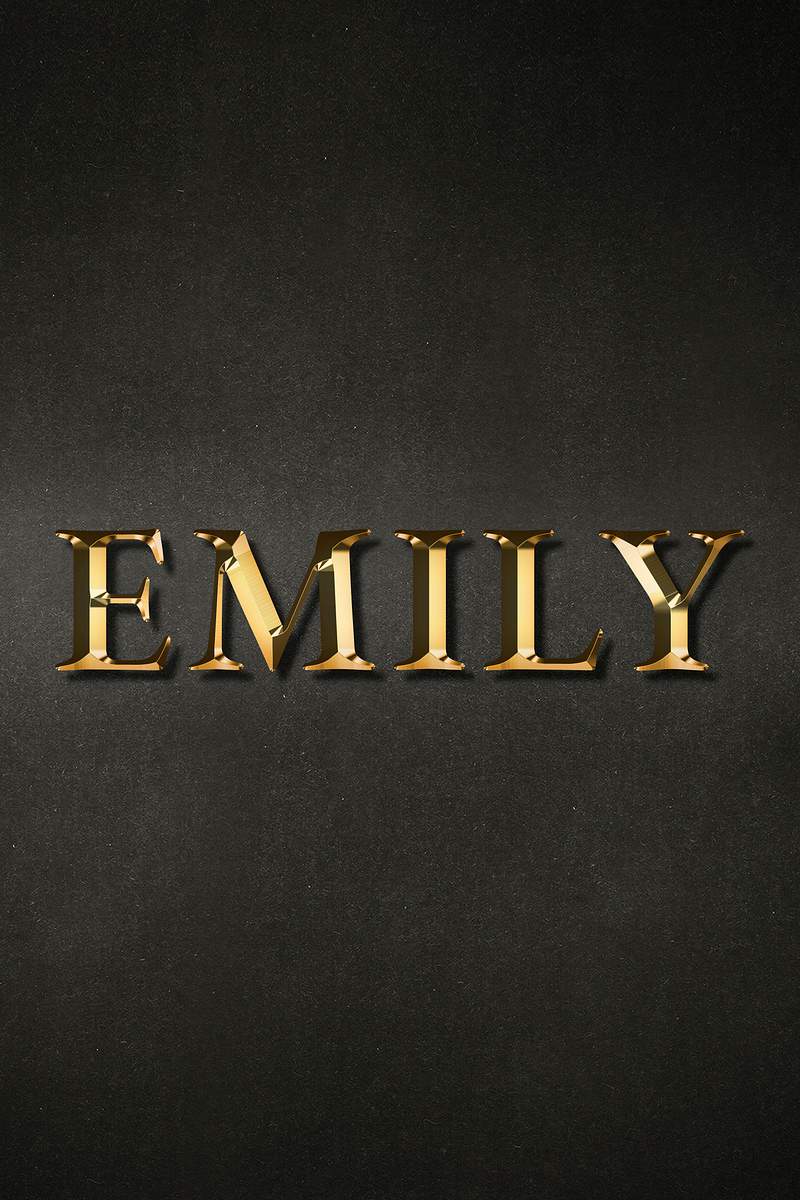 Emily Name Gold Illustrations Images | Free Photos, PNG Stickers, Wallpapers  & Backgrounds - rawpixel