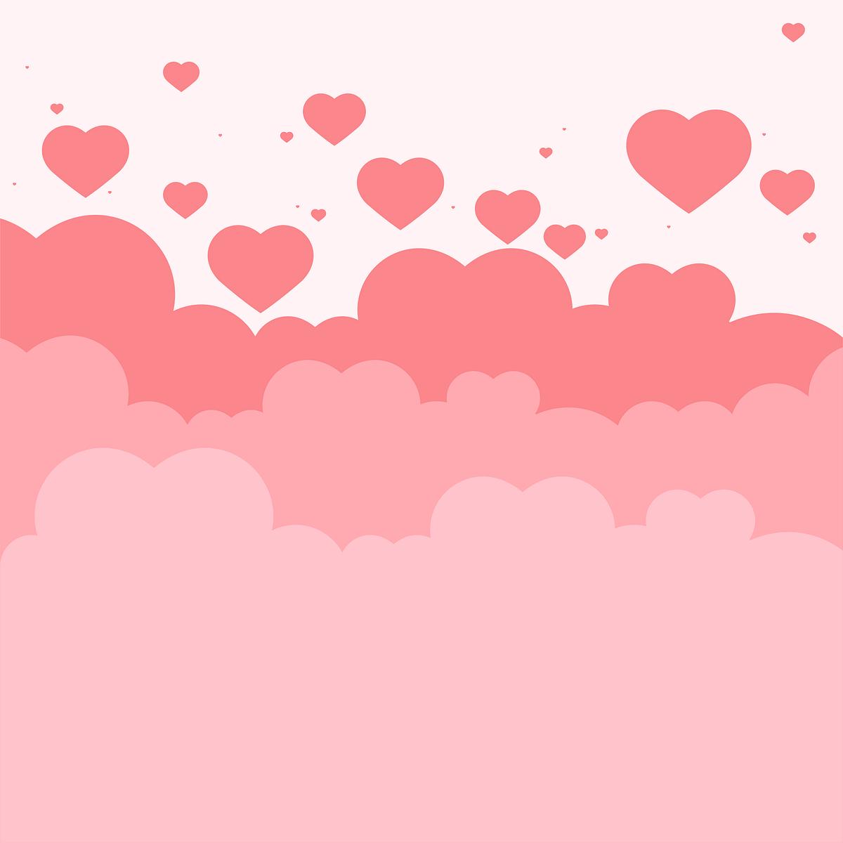 Cute Pink Heart Background Design Free Photo Rawpixel Cute Pink Heart Background Design Free Photo Rawpixel