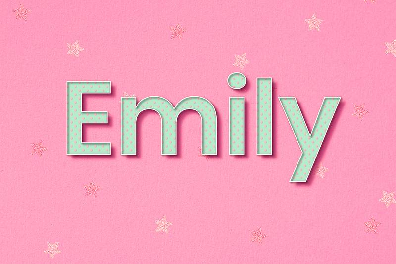 Emily Word Images | Free Photos, PNG Stickers, Wallpapers & Backgrounds -  rawpixel