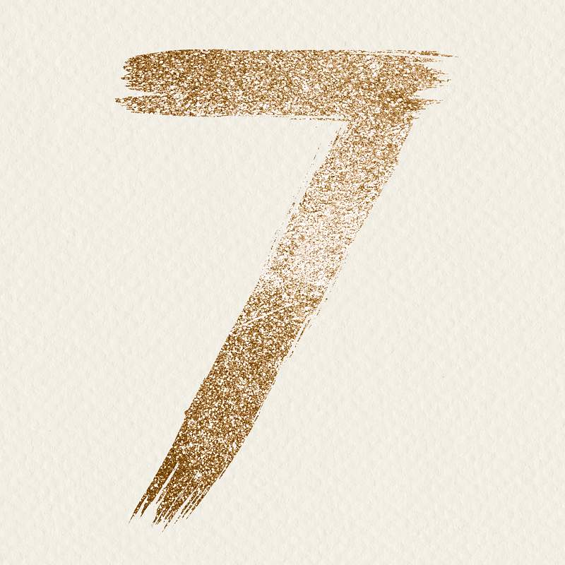 number 7 font free alphabet typeface vectors transparent pngs psds rawpixel