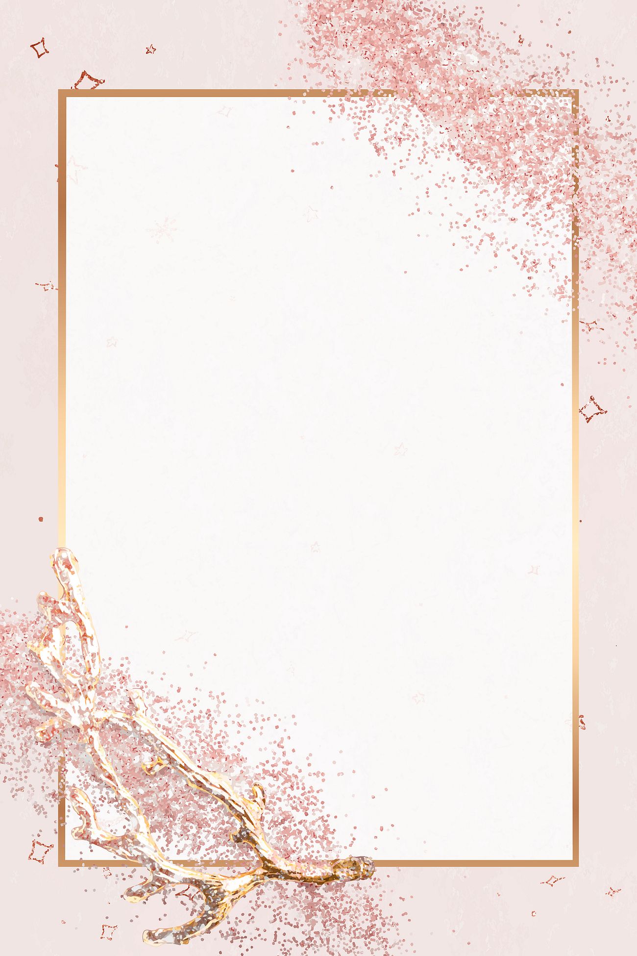 Rose Gold Frame Embroidery Rose Gold Frame Embroidery