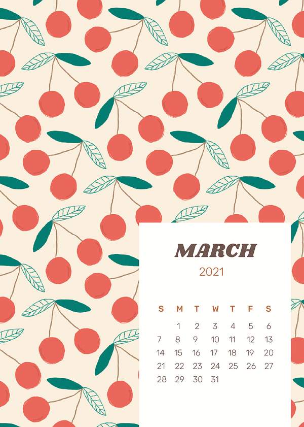 March Calendar Images Free Vectors, PNGs, Mockups & Backgrounds