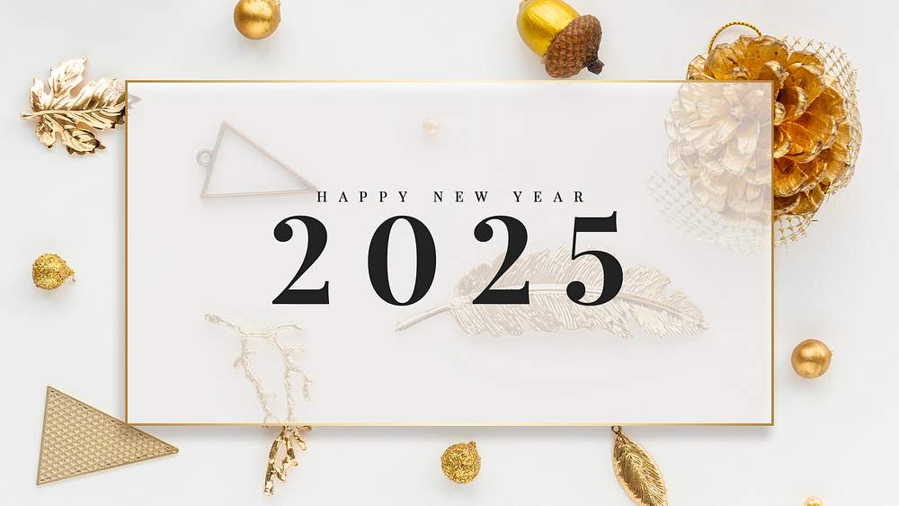 New Year Greeting Card 2025 Free Download